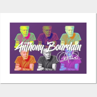 Anthony Bourdain Popart Posters and Art